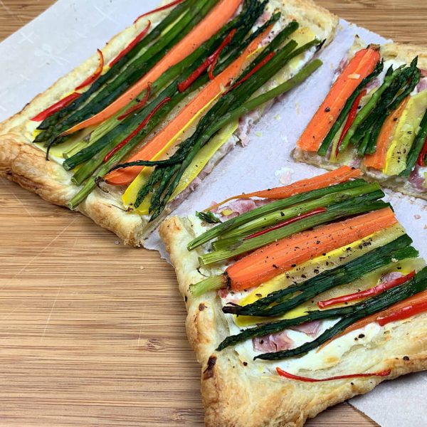 Puff Pastry Vegetable Tart