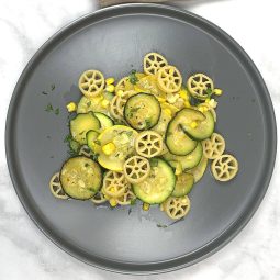 Rotelle Pasta with Squash & Corn