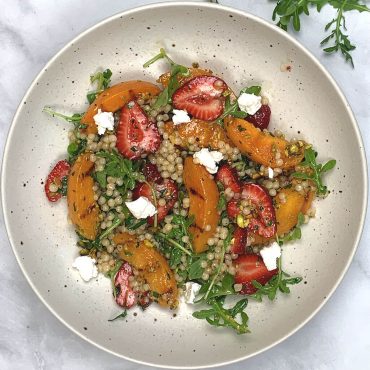 Grilled Apricot Couscous Salad