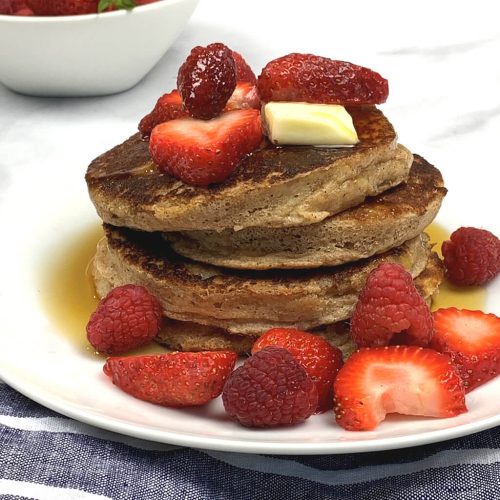 Whole Wheat Cottage Cheese Pancakes