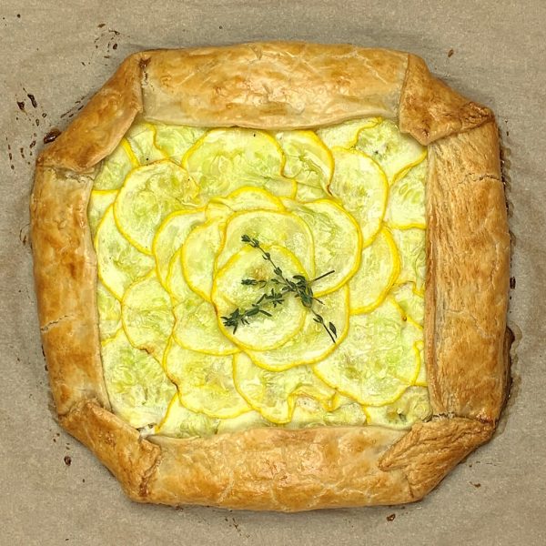 Corn and Summer Squash Galette