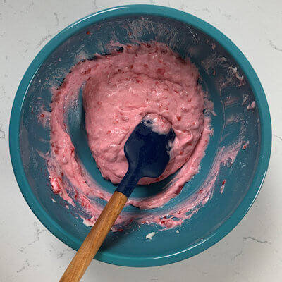 Step 7 - Make raspberry cream