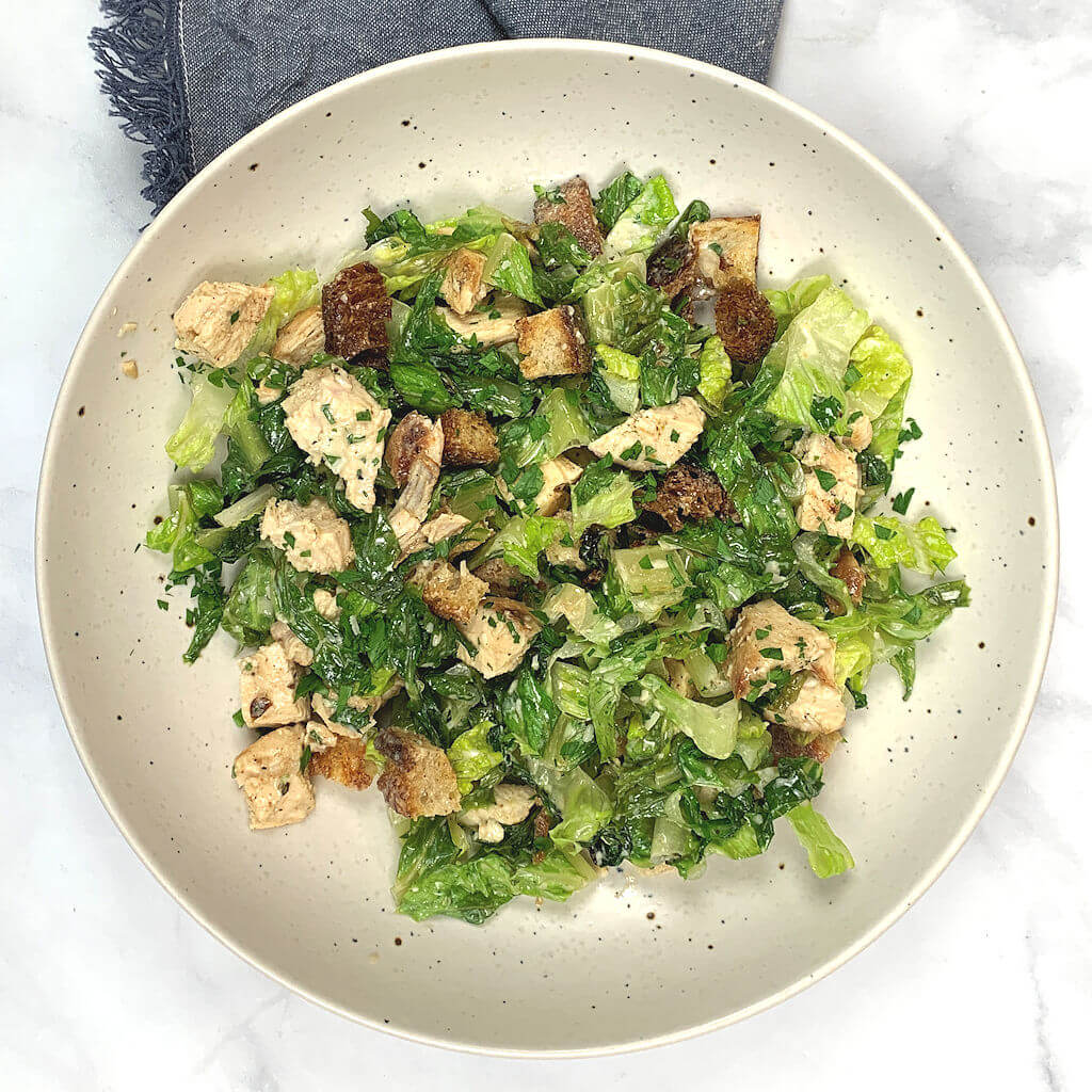 Grilled Chicken Caesar Salad