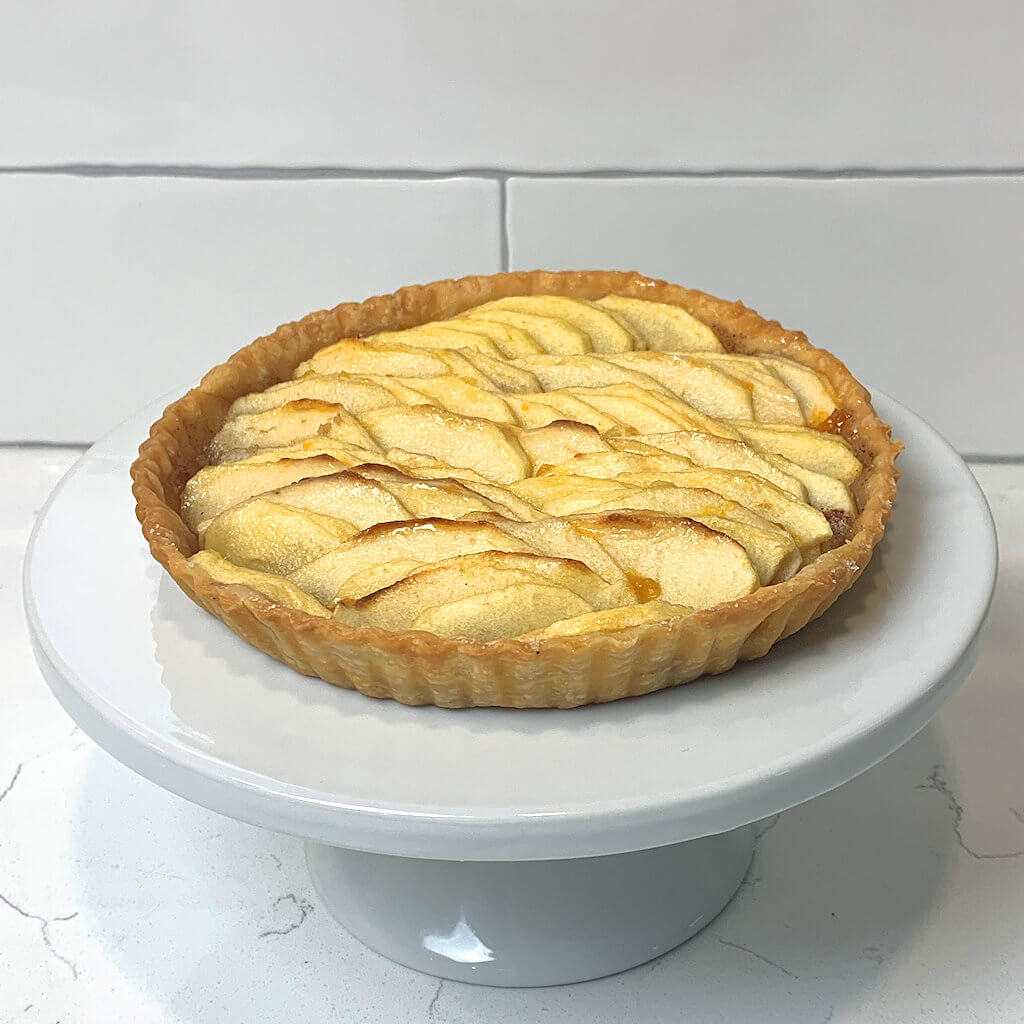 Thin French Apple Tart for Two