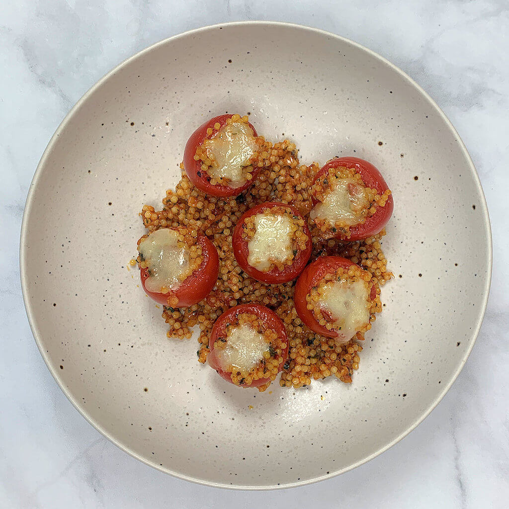 Tomatoes Stuffed with Pastina