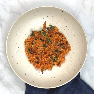 Mexican Brown Rice with Chorizo