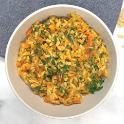 Carrot & Pepper Orzo