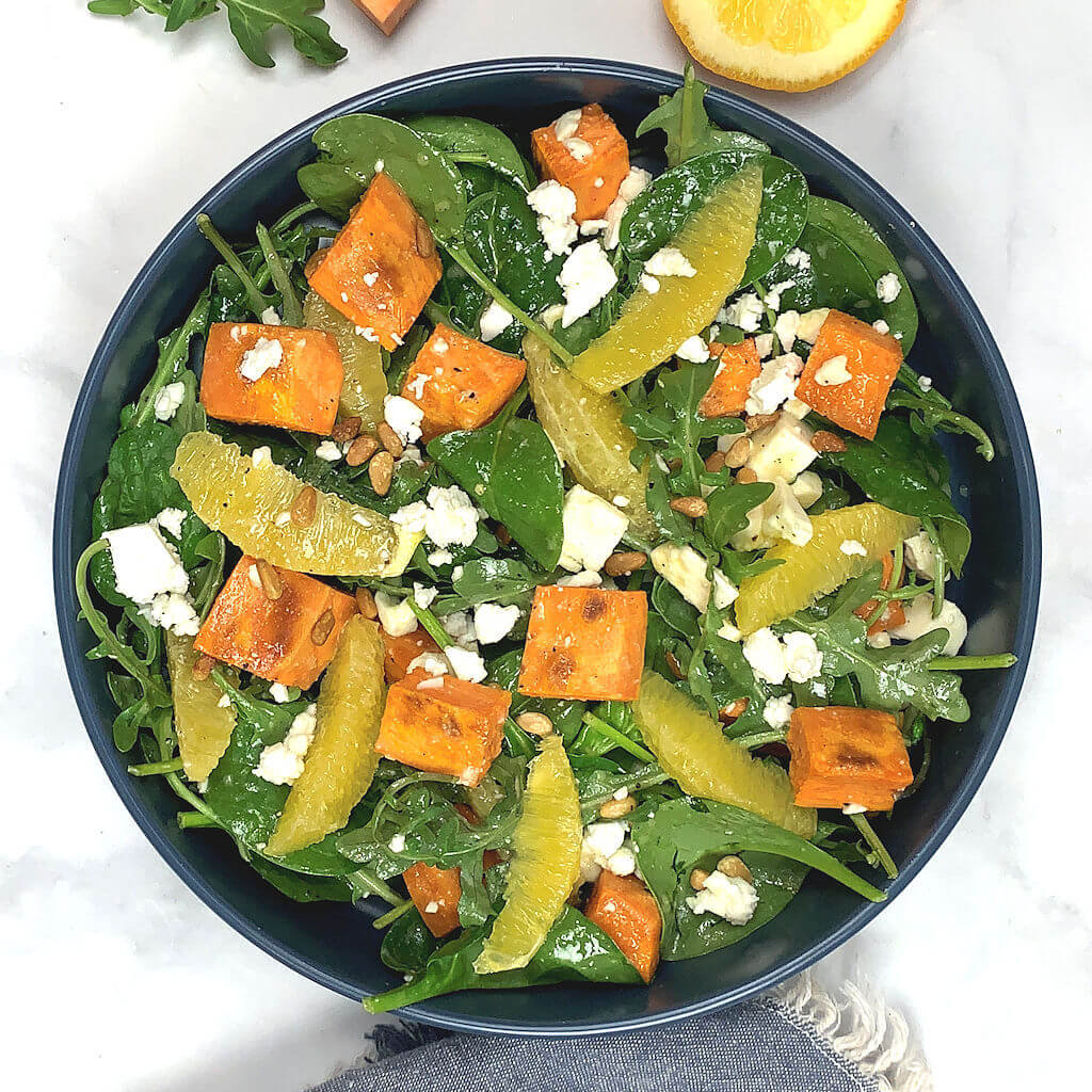 Roasted Sweet Potato & Orange Salad