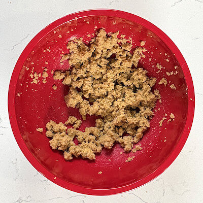 Step 1 - Mix light brown sugar with butter until creamy. This mixture will not be as creamy and pale as a combination of granulated sugar and butter.