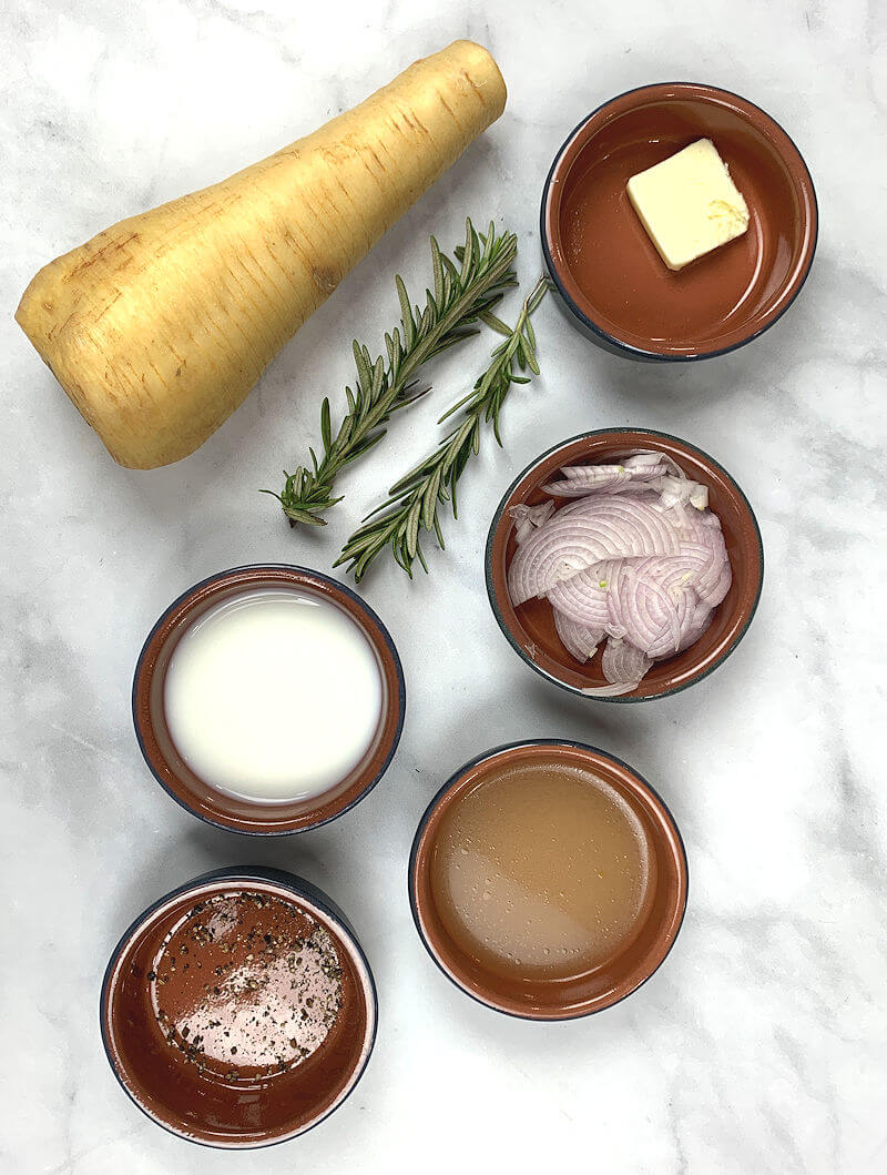 Ingredients Parsnip puree