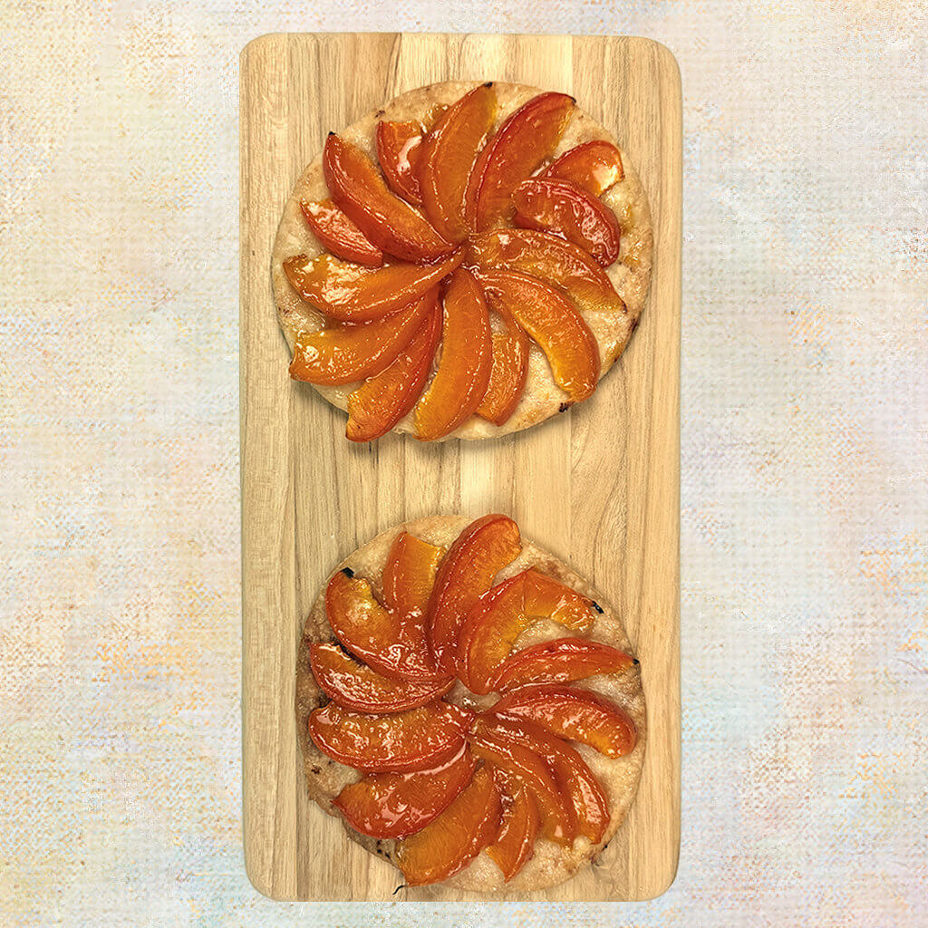 Apricot Tarts for Two