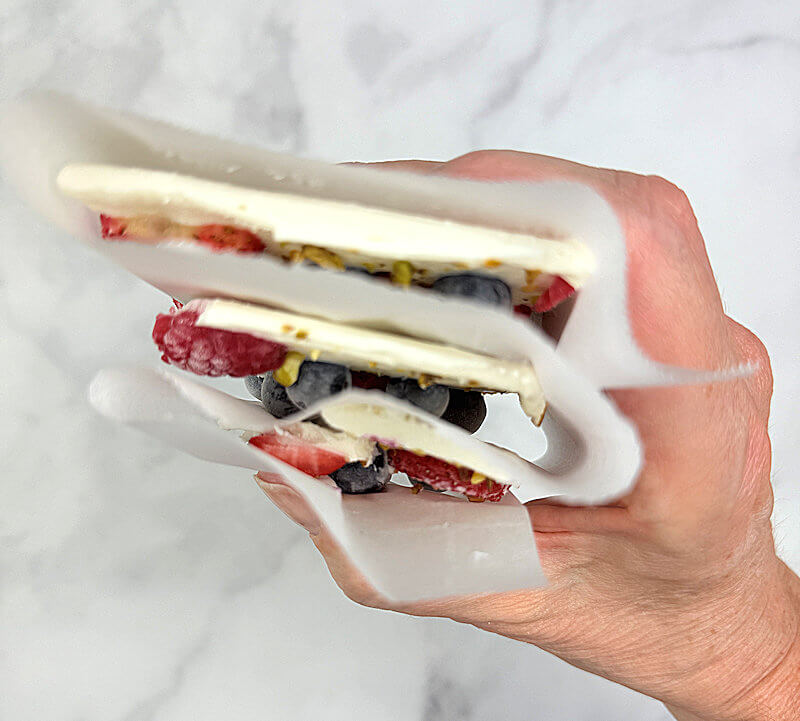 Store remaining pieces in a sealed freezer bag. Wrap them in parchment paper first, so they don't stick together in the freezer bag.