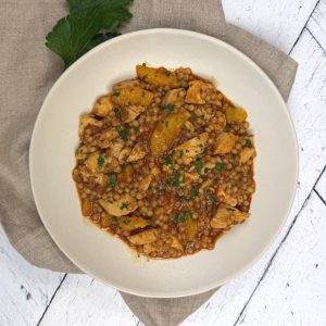 Chicken & Couscous with Harissa