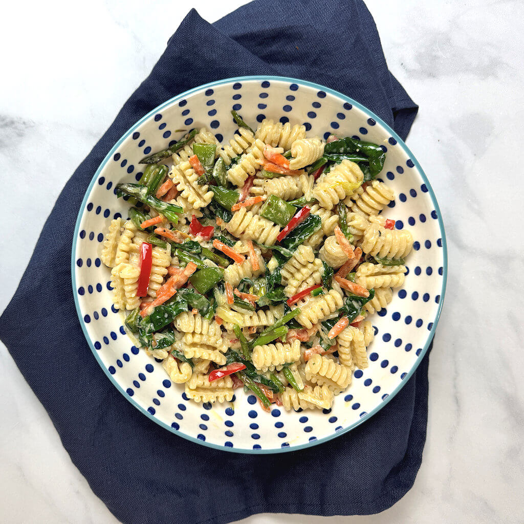 Pasta Primavera with Mascarpone