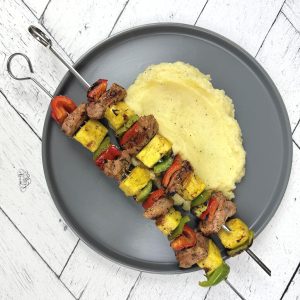 Grilled Pork Skewers with Pineapple
