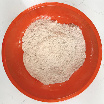 Step 1 - Mix the dry ingredients; rye flour, all-purpose flour, light brown sugar, baking powder, salt and spices.