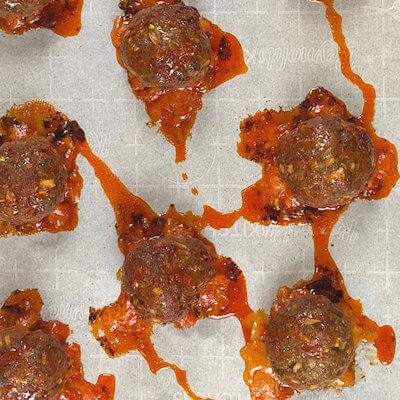 Step 3 - Slide the baking sheet in an oven of 400 degrees F. for about 20 minutes.