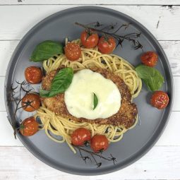 Pine Nut-Crusted Chicken Parmesan
