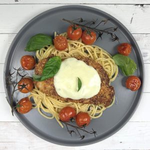 Pine Nut-Crusted Chicken Parmesan