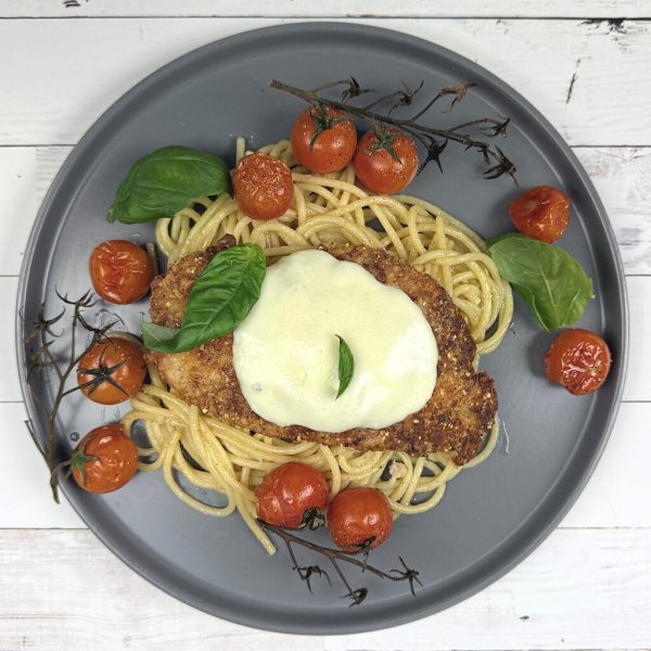 Pine Nut-Crusted Chicken Parmesan