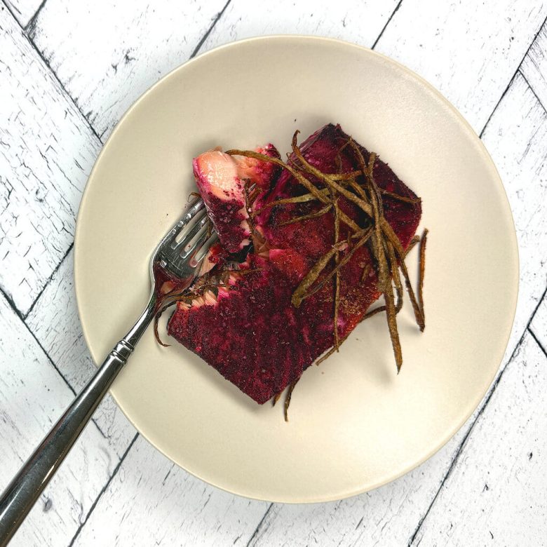 Beet Marinated Salmon