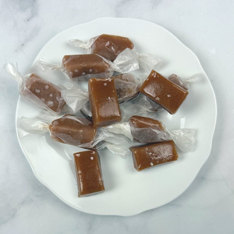 Soft Apple Cider Caramels