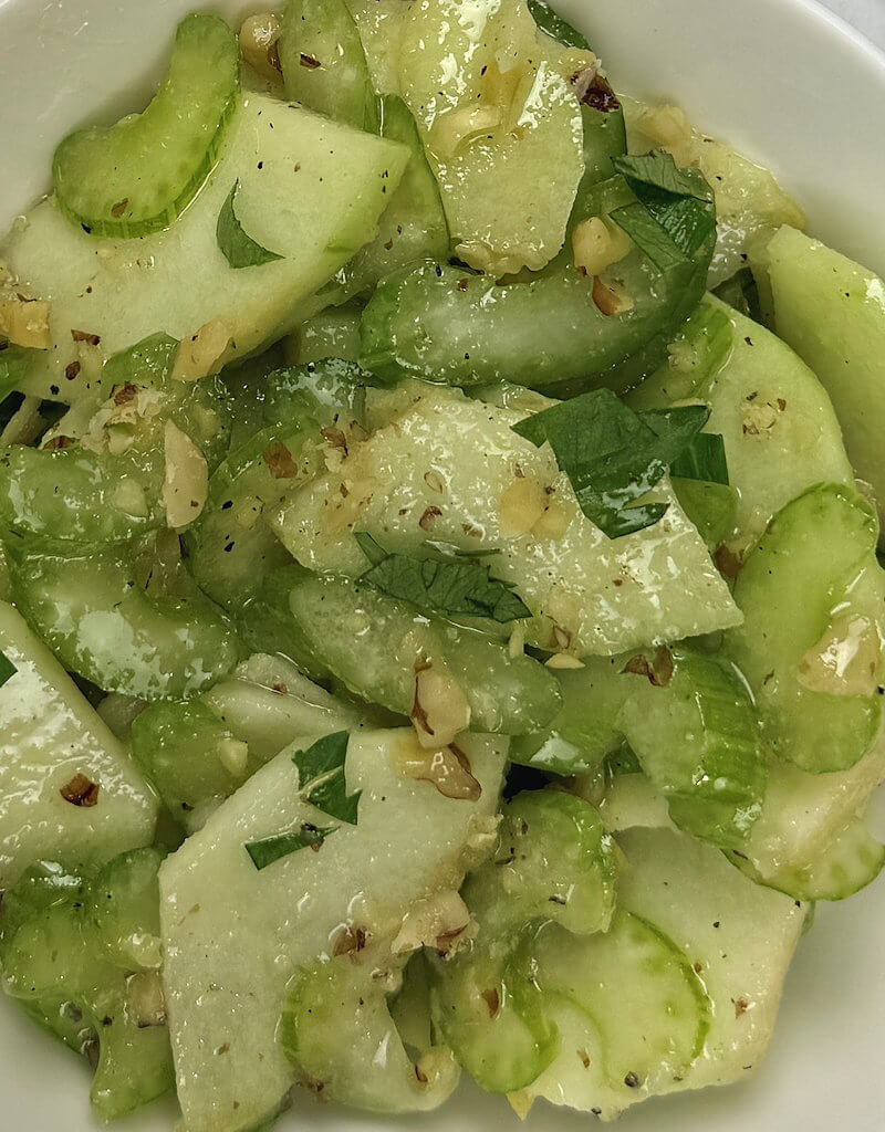 Close-up of Waldorf Salad simplified