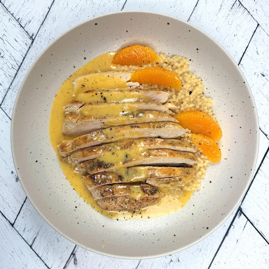 Chicken Breast with Orange Mustard Sauce