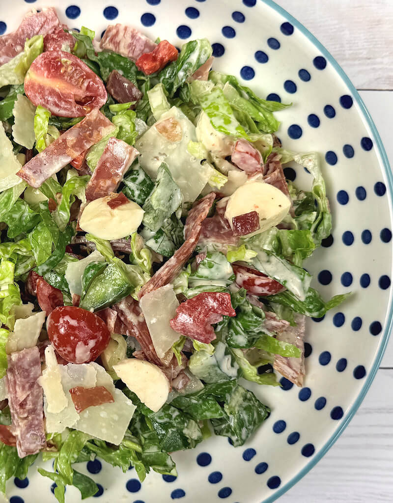 Close-up of Italian Chopped Salad