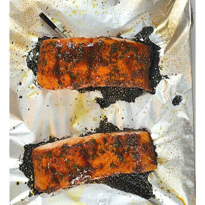 Step 4 - The fish should reach an internal temperature of max. 145°F.I always cook with the Meater and never have an under-cooked or over-cooked piece of meat or fish.