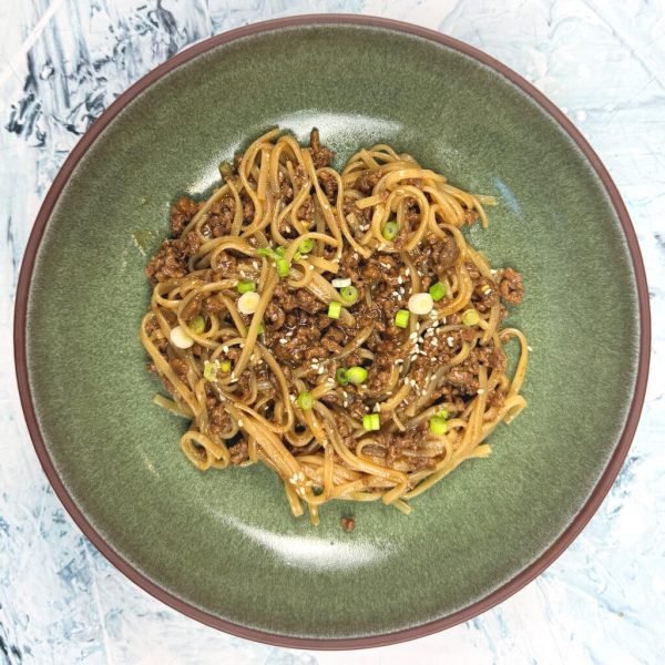Mongolian Beef & Rice Noodles