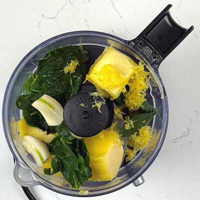 Step 3 - Place all the ingredients in a food processor (the butter needs to be at room temperature) and process.