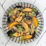 Chicken & Peach Salad for Two