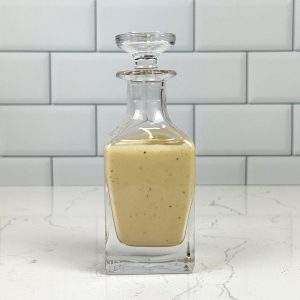 Small batch creamy honey mustard dressing