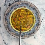 Turmeric Chicken Couscous Soup
